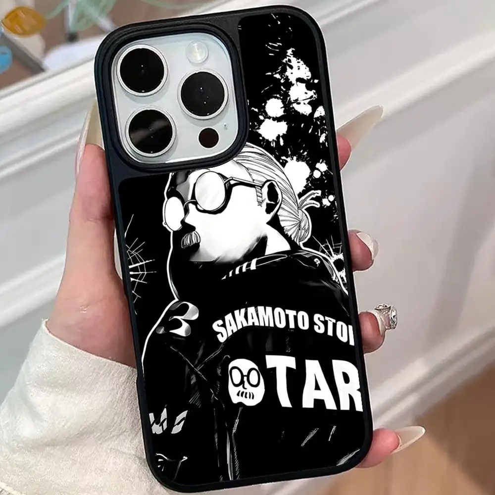 

Sakamoto Days Taro Phone Case for iPhone 17 16 15 14 13 12 11 Air Pro Max Plus Matte Surface Cover