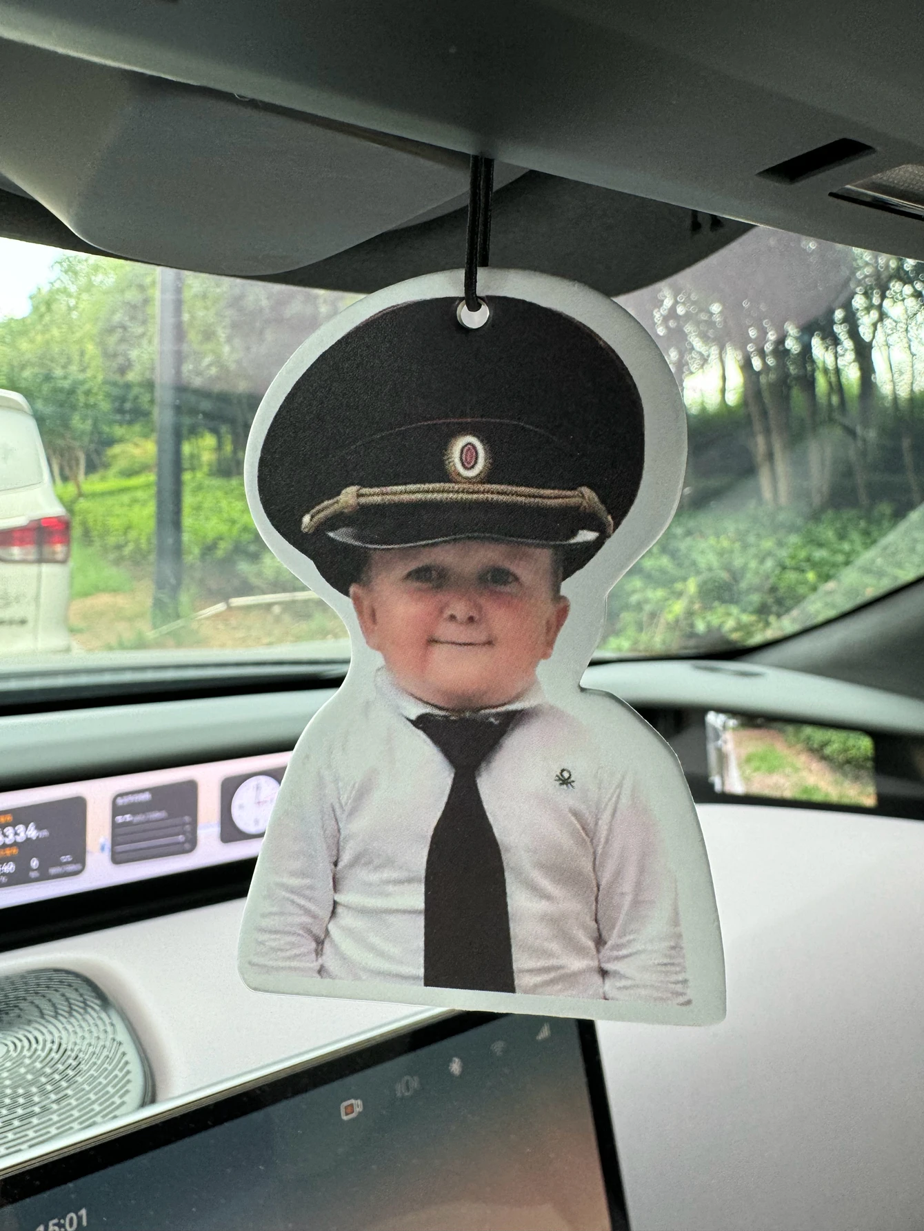 Captain Hasbulla Funny Emoticons Car Air Freshener Pendant Lasts for 90 Days, Natural Fragrance Hilton Hotel Lobby Scent (Luxury Boutique Perfume