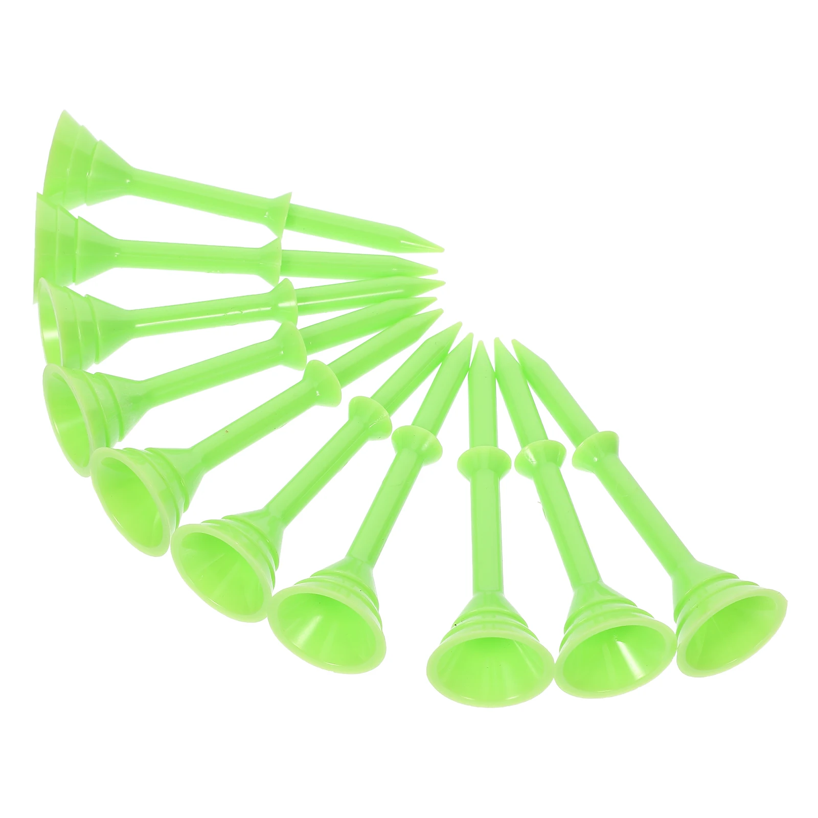 

10Pcs Plastic Golf Holders Double Layer Large Cup 3-1/4 Inch Abs Golf Tees Lightweight Golf Practice Supplies