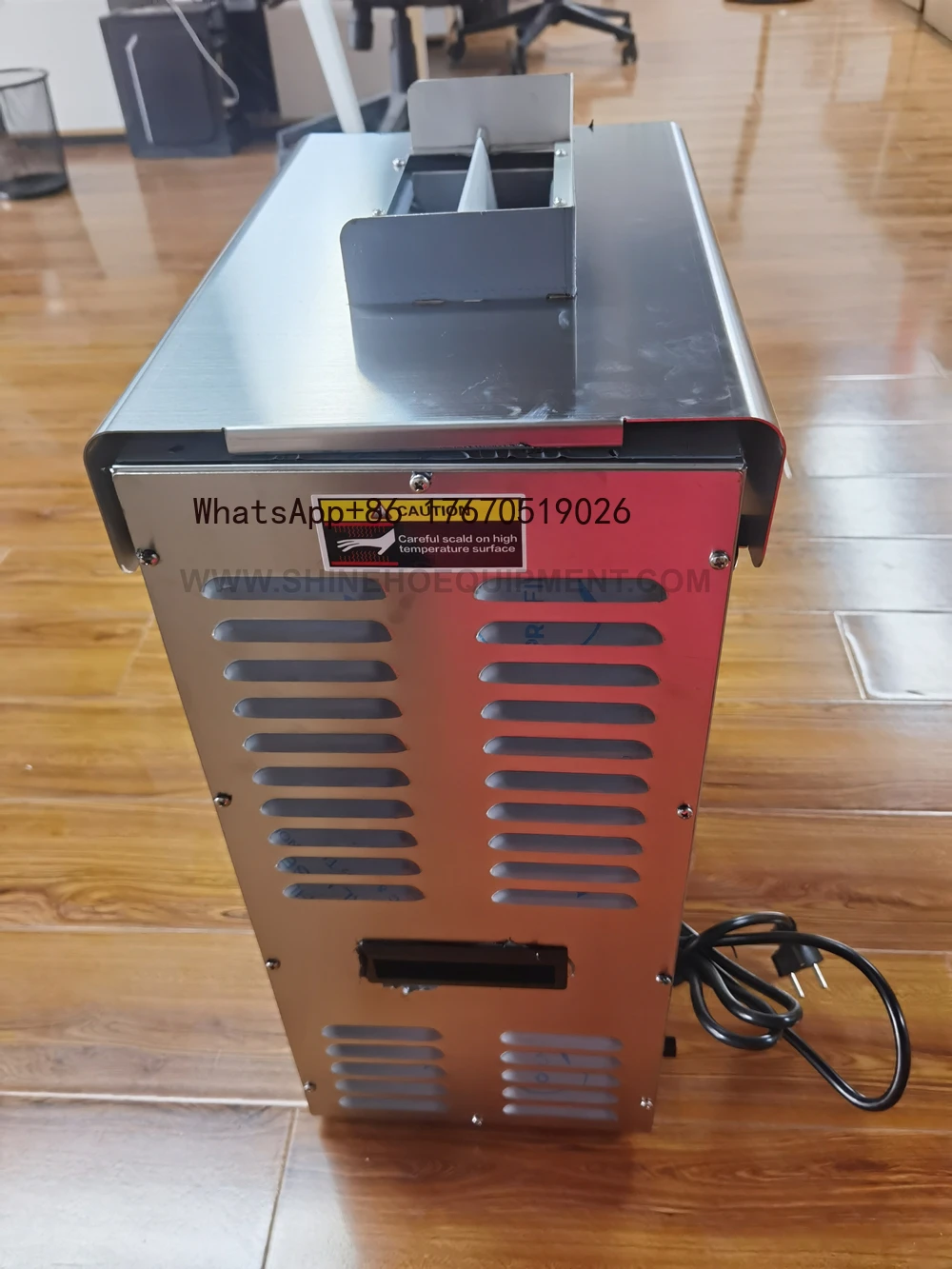 2026-Electric Commercial Conveyor Machine Hamburger Bun Toaster Conveyor Belt Vertical Contact Toaster for Restaurant