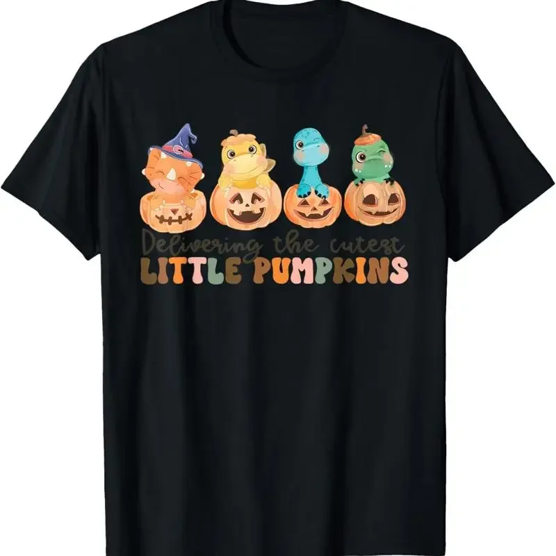 Deliverying The Cutest Little Pumpkins L D Nurse Halloween T Shirt