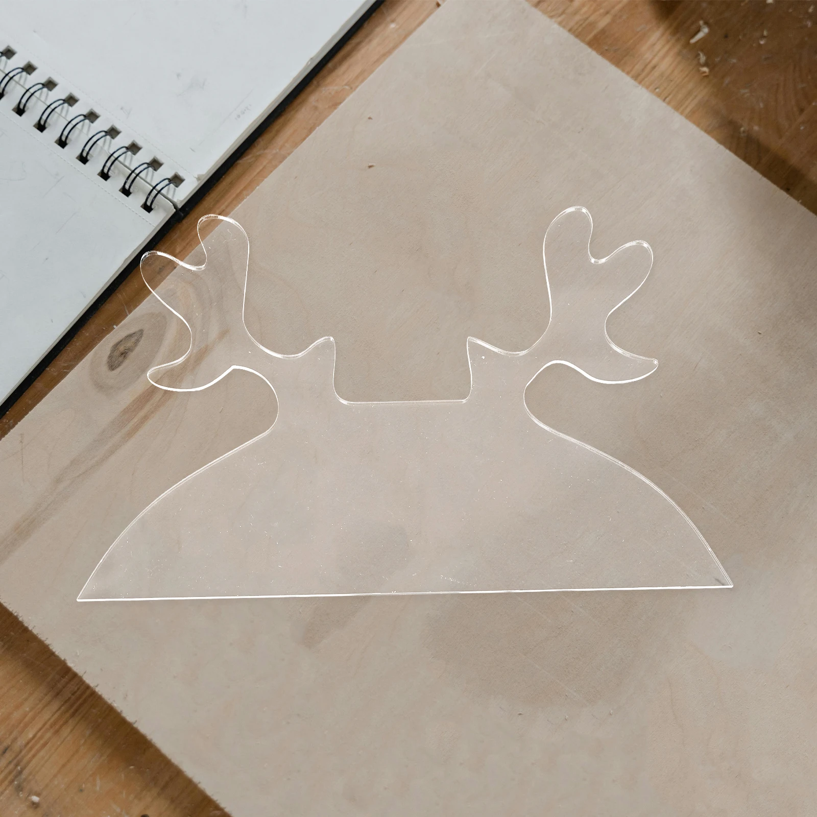 

Christmas Charcuterie Board Handle Stencil Clear Acrylic Template Easy to Use Accurate Results Ideal for Chefs and Cooking