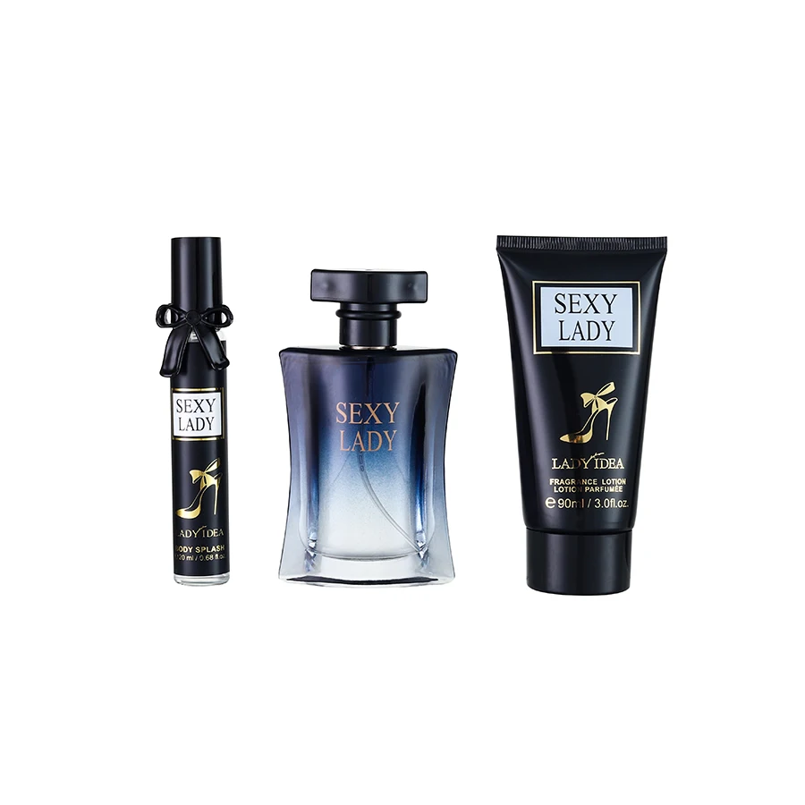 여성용 향수 여행 세트 3종 - 향수, 바디 미스트, 바디 로션 - 신선한 꽃향기 과일향 바닐라 스프레이 그녀를 위한 이상적인 선물