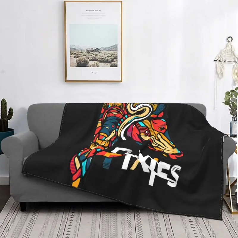 Pixies Casual Music Theme Combed Blanket Fluffy New Style Sofa Cover Skin Friendly Sleeping Sheets