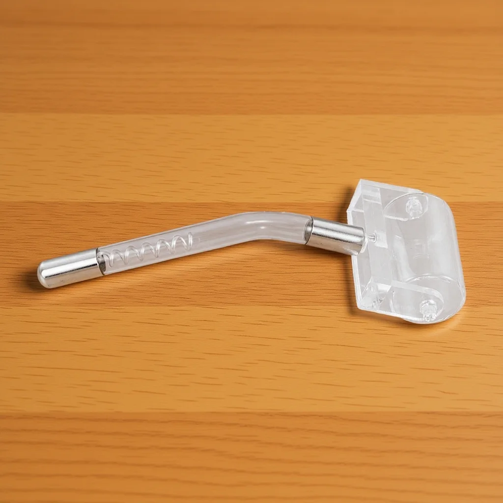 Acessório de rolo de vidro de alta frequência para dispositivo facial ferramenta vermelha peças de máquina de beleza rolo de cuidados com a pele