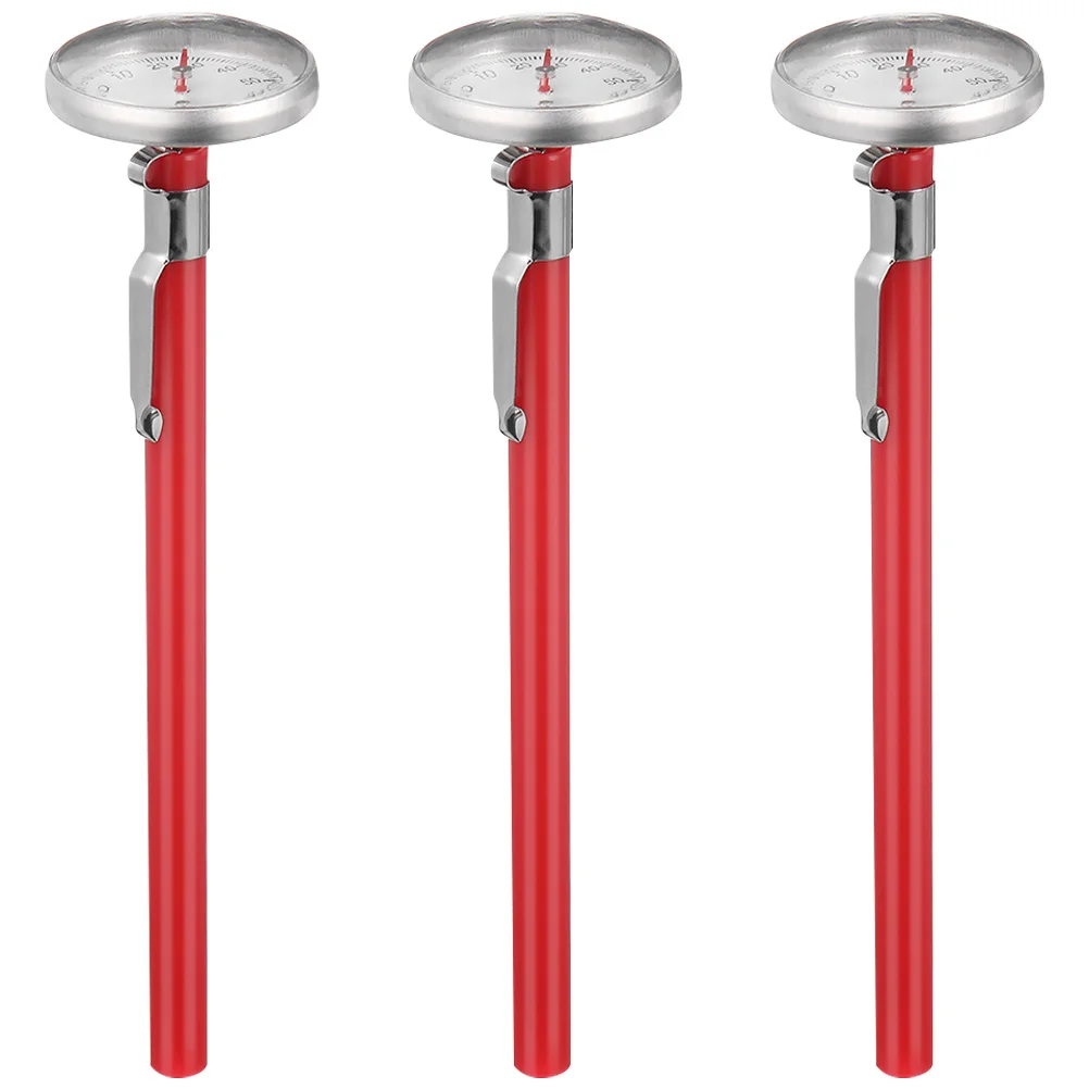 

3Pcs Mechanical Thermometer for Car Air Conditioner - Compact Sturdy Design with Clear Readings Easy to Use for Dashboard Vent