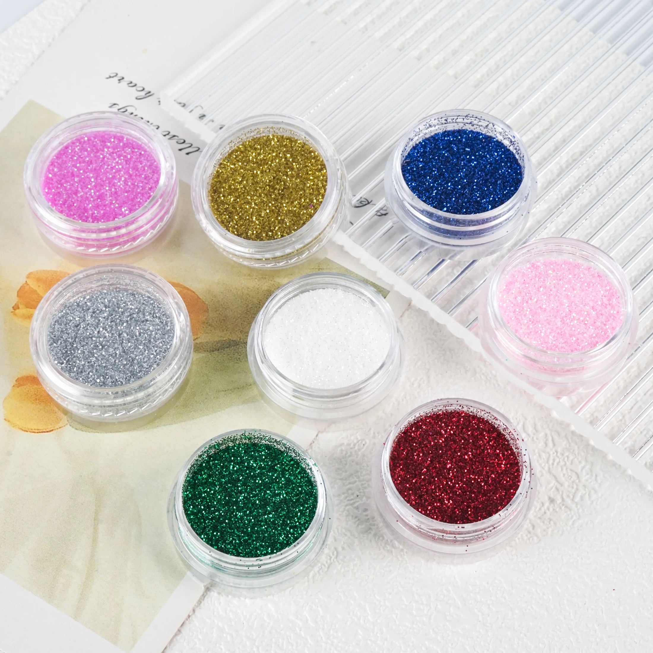 12 teile/satz Nagel Glitter Mix Farben Nail Art feines Pulver Staub UV Gel politur Acryl Nagels pitzen DIY Dekoration Werkzeuge