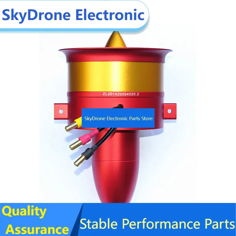 SkyDElJP 90mm Full Metal Ducted Fan 90mm EDF With Three Choice Brushless Motor: 4250 KV1750 Motor(6S),4250 KV1330(8S),4250 KV105