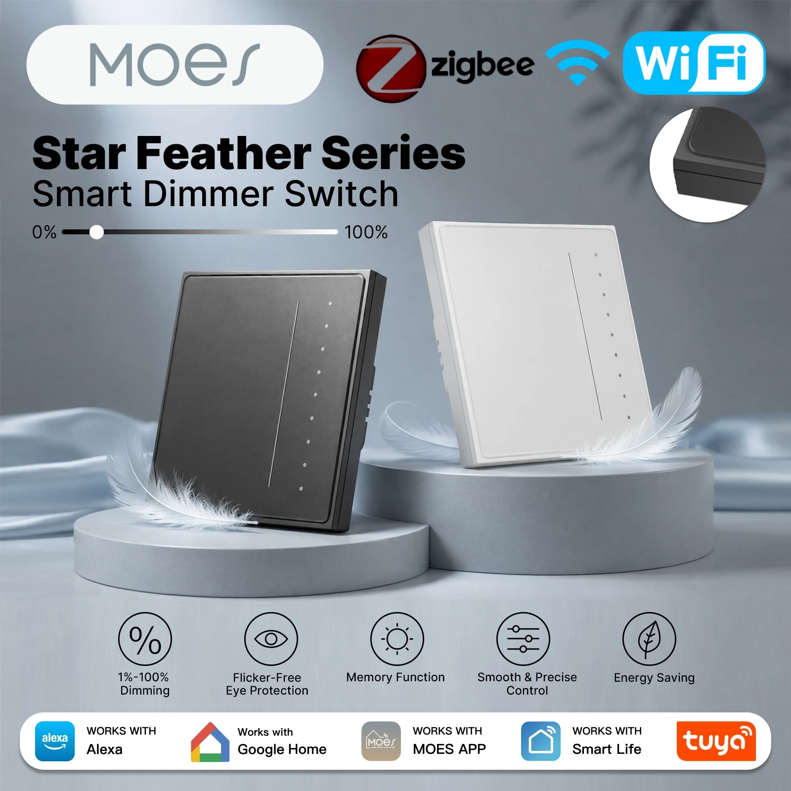 moes-tuya-wifi-zigbee-スターフェザーシリーズ-スマート調光ライトスイッチ-明るさ調整-app-リモコン音声、alexa-googlehome