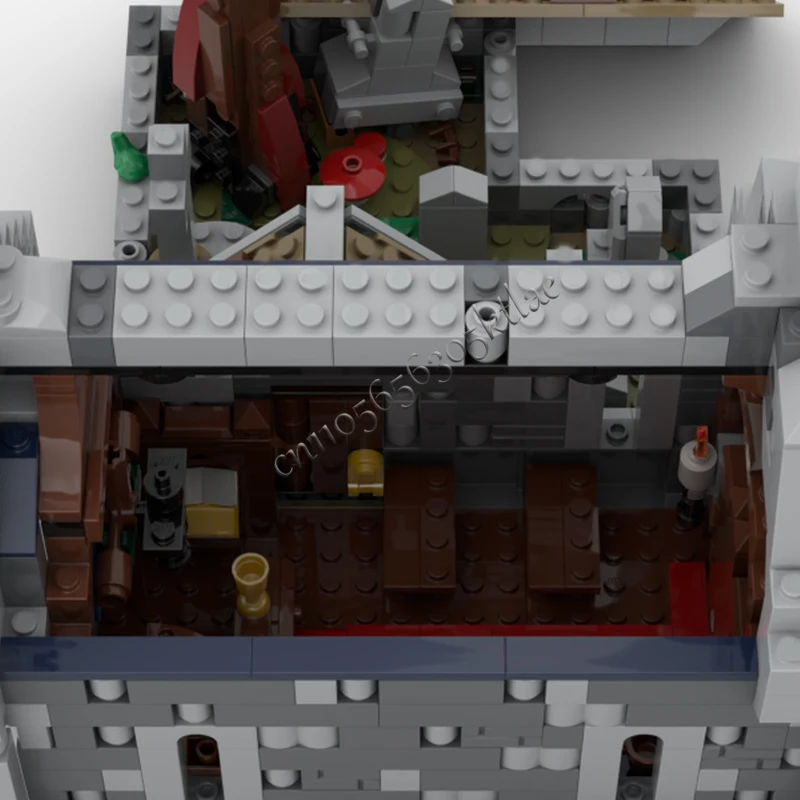 새로운 1006개 부품 중세 교회 블록 기술 고대 창의적인 MOC 빌딩 블록 모델 휴일 어린이 장난감 생일 선물