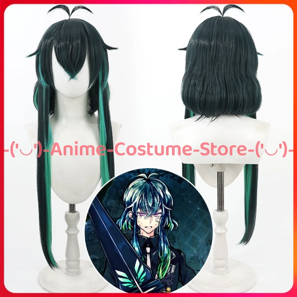 

The Demon Prince of Momochi House Bastian Kelly Cosplay Wig Anime Character Halloween Carnival Party Costume Wigs Synthetic Hair