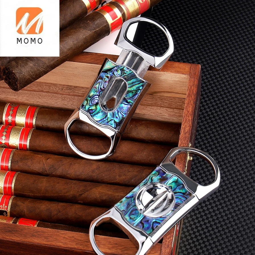 Low Moq Custom Luxury Cigar Scissor Stainless Steel Cigar Cutter