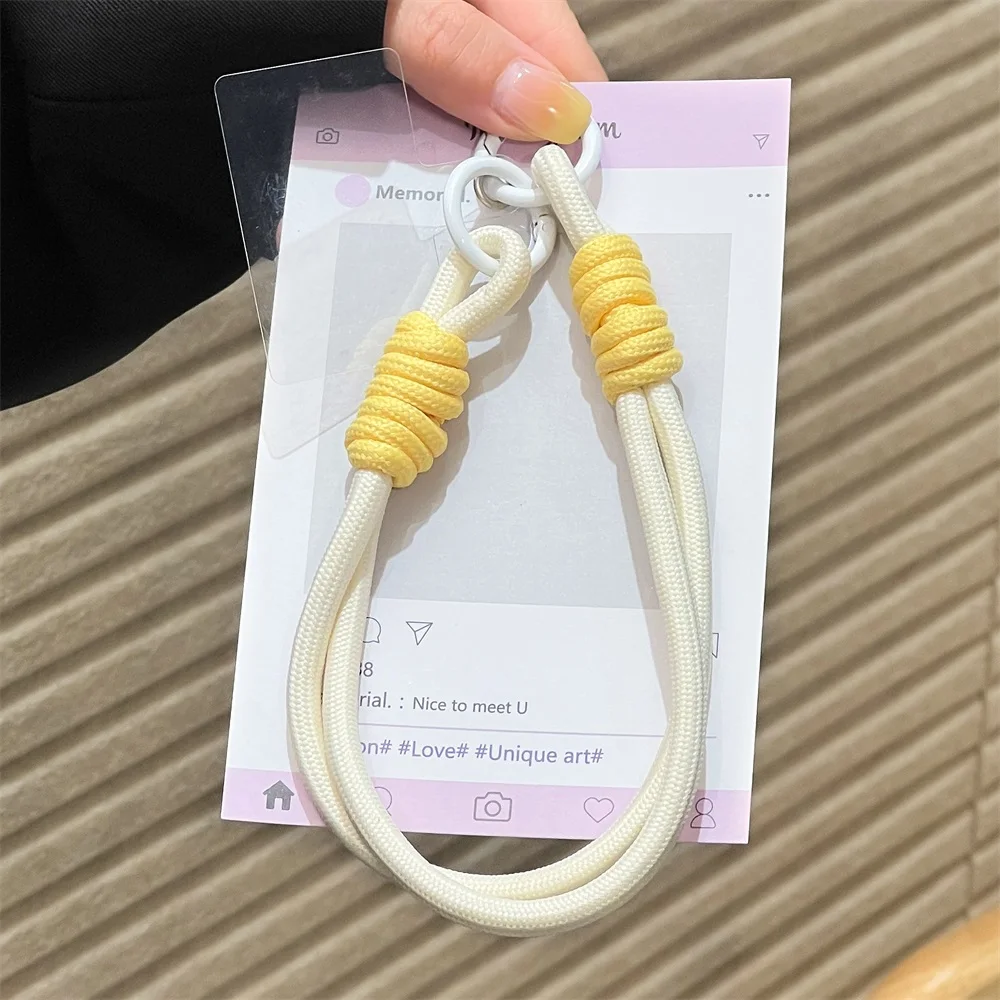 For Mobile Phone Short Lanyard Universal Colorful Hand Wrist Strap Rope For Cell Phone Case Accessories Anti Loss Keychain view 6
