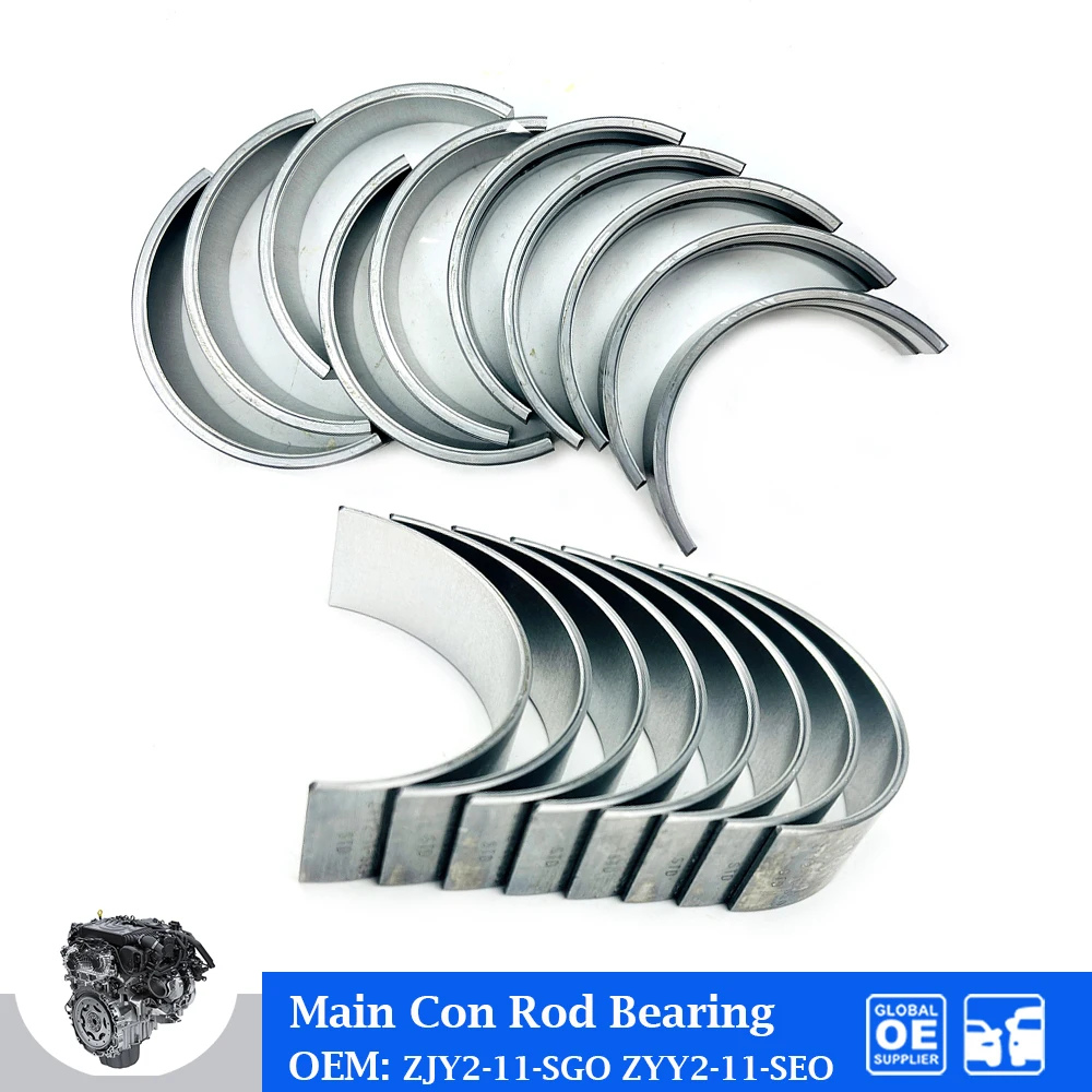 

STD Crankshaft Main Connecting Rod Bearing For Ford Fiesta 1.5 Engine Auto Car Accessories OE ZJY2-11-SGO ZYY2-11-SEO Metal