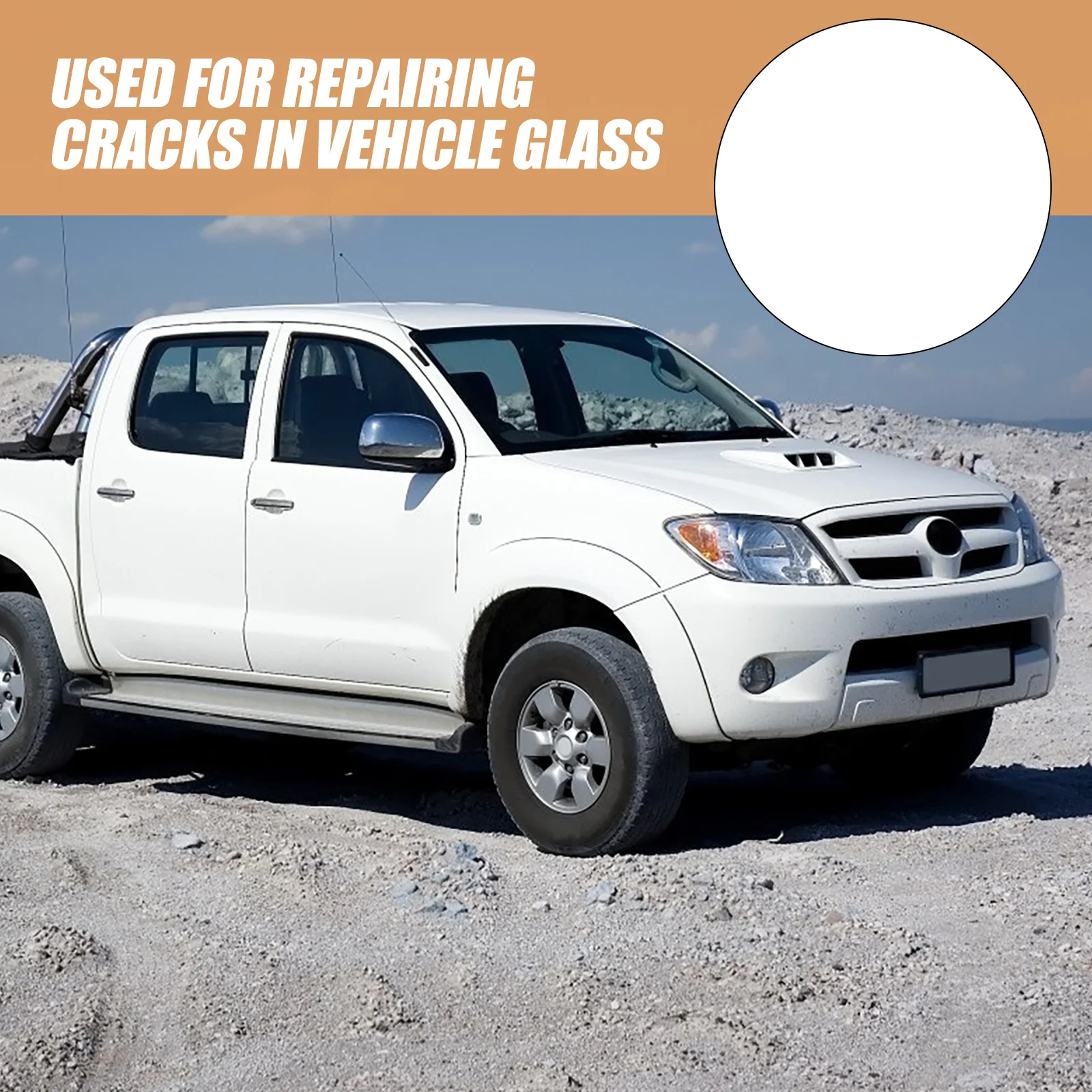 

1 set 1 Set Glass Tool Kit For Car Windshield Crack Chip Fix, Auto Window Scratch Mend, Body Repair Tools, Windshield Repair Kit