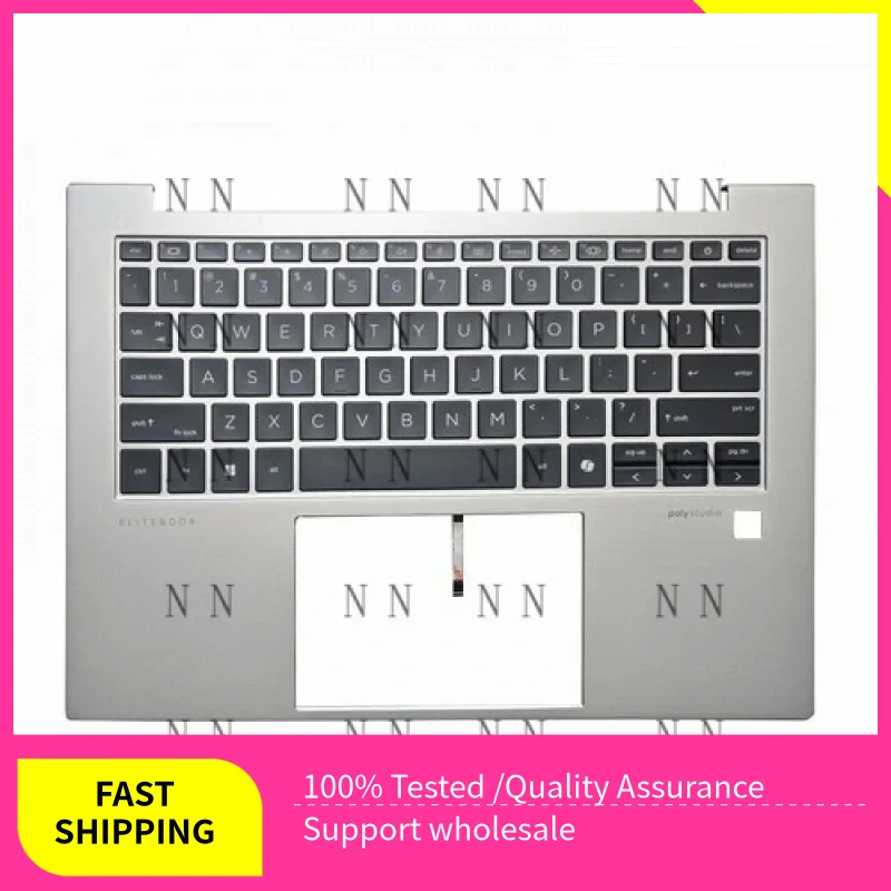 

BLGN NEW US keyboard for HP EliteBook 840 G11 845 G11 Palmrest upper COVER N95848-001