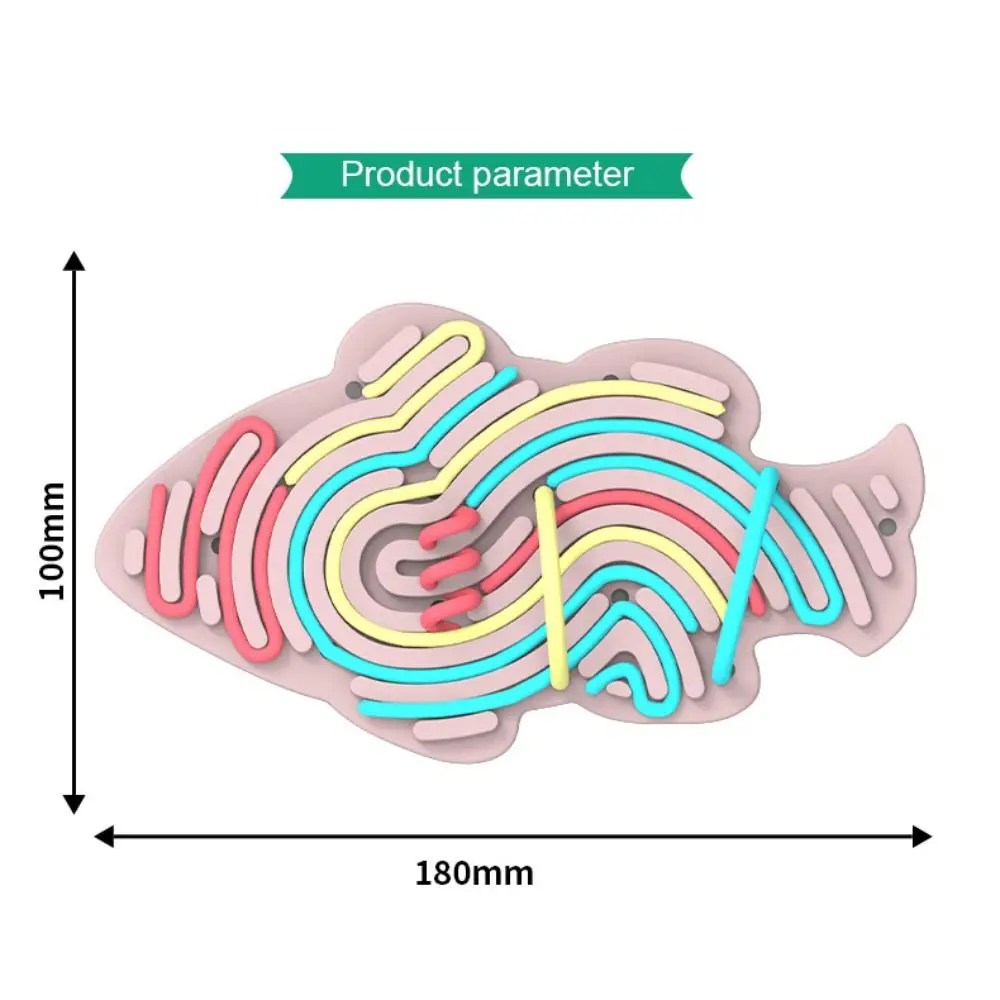 Nuovi giocattoli antistress in silicone Educativi Immaginazione Scheda di attività sensoriale Pazienza creativa Twist Board Per bambini