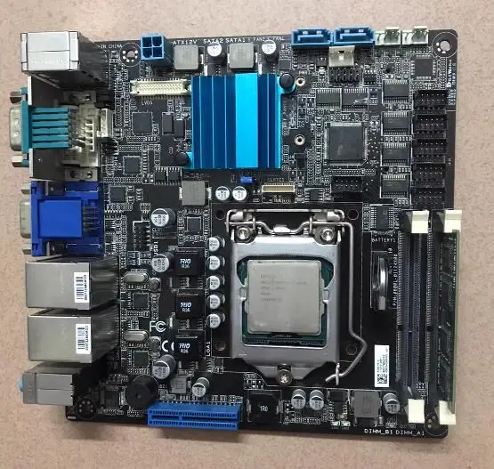 

EMB-H61A Mini-ITX Motherboard Intel CPU IPC SBC Embedded Mainboard with COM LAN DC-12V CPU