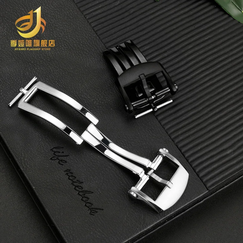 For Breitling Buckle silicone/leather strap buckle Replace Fine Steel clasp accessory breitling Stainless Steel Folding Buckle