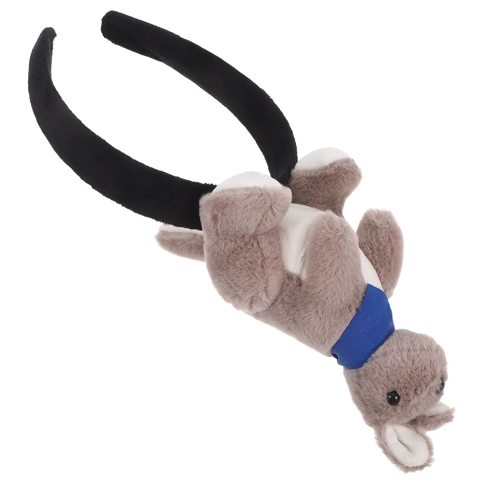 Niedlicher Känguru-Haarreif mit 3D-Stofftier-Design für Kindergeburtstage, Rollenspiele, Alltagskleidung, Familienausflüge und Themenpartys