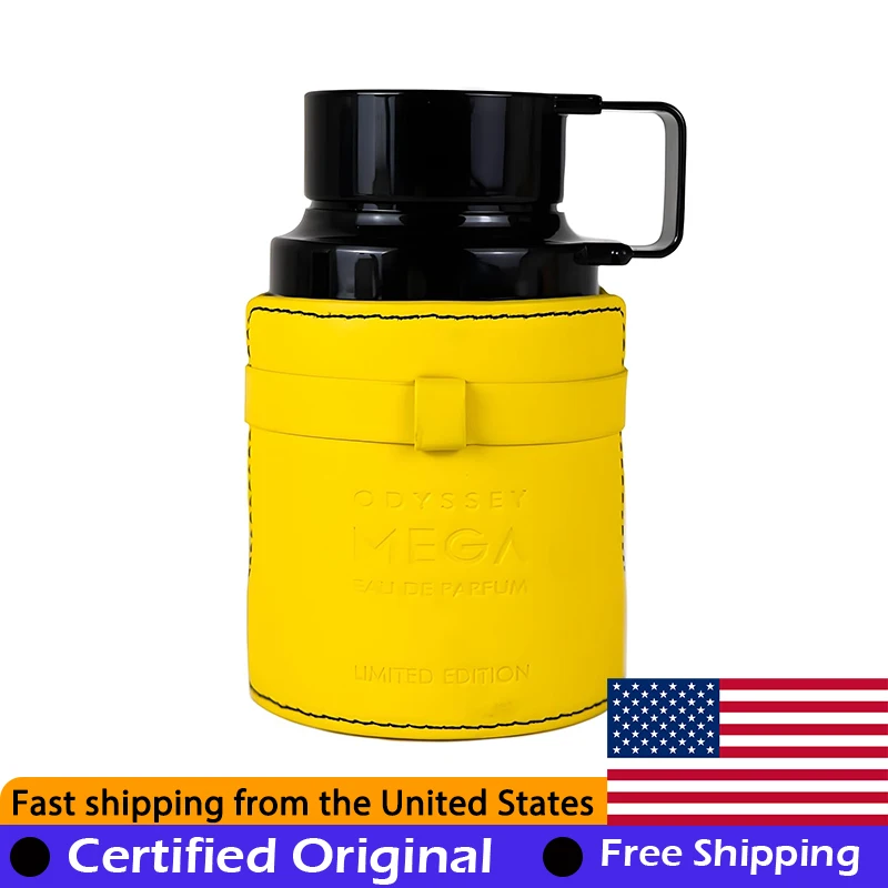 Armaf Odyssey Mega Man Eau de Parfum 100 ML Luxury Lasting Spicy Woody Gourmand Pheromones Perfume 3.4 Oz Original Arab Perfumes