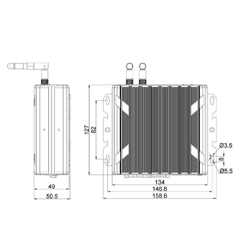 Mini PC Intel Celeron N100 Mini PC Fanless Portable Mini PC Case