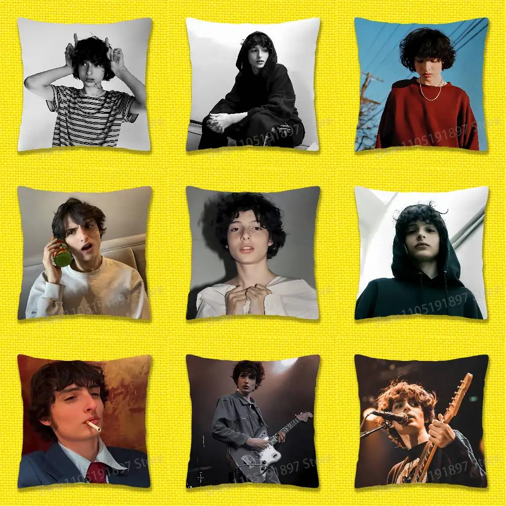 

Throw Pillow Case For 55cm 30cm 50cm 45*45cm 40cm Square Chair Pillowcase Case F-Finn Wolfhard Cover