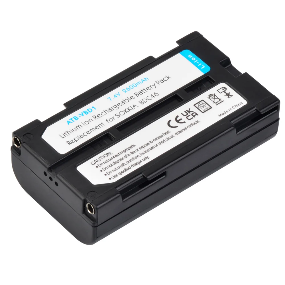 Сменная батарея для SOKKIA 40200040 7380-46 BDC46 BDC46A BDC46B SDL30 SDL50,BLI-SRX1,Energizer ERC610,Fuji VMBPL30A,VW-VBD2 Сменная батарея для SOKKIA 40200040 7380-46 BDC46 BDC46A BDC46B SDL30 SDL50,BLI-SRX1,Energizer ERC610,Fuji VMBPL30A,VW-VBD2