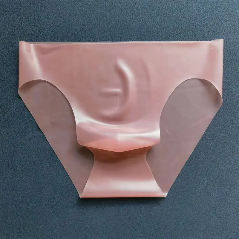 Mens Underwear Briefs Latex for Men Bulge with Pouch Hombre Black Underpants Boys Soft Sexy Male Panties Dance Club Wear Elastic