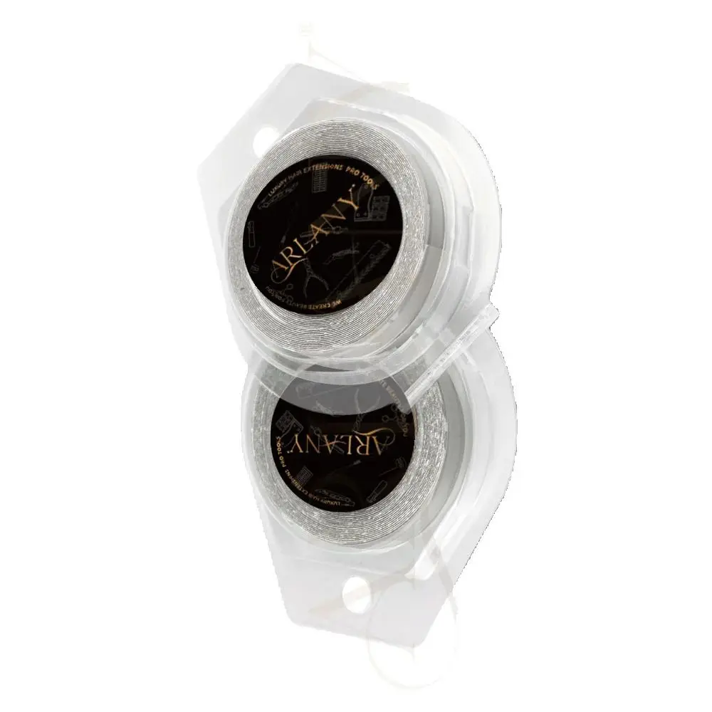 ARLANY 3 Yards Single-Sided Tape Roll for Hair Extensions Waterproof Tape Roll for Invisible Extensions Hair System Tape