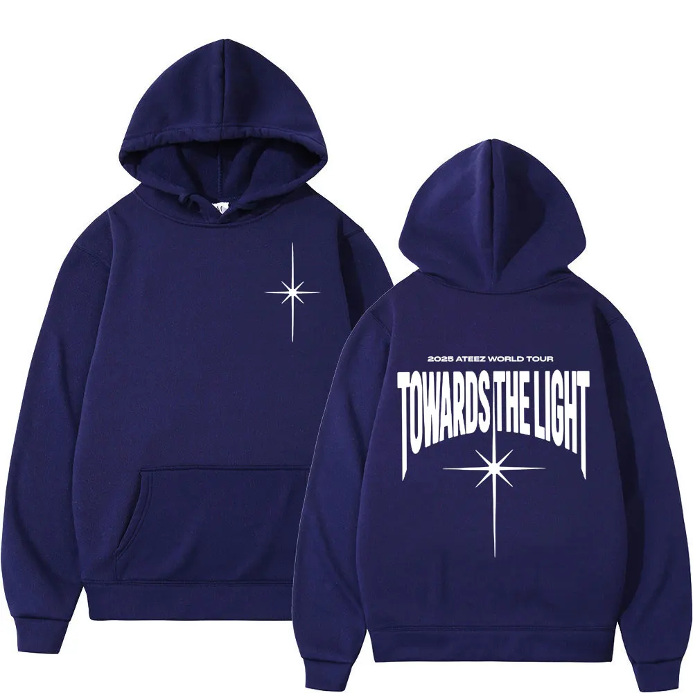 Korean Kpop 2025 Ateez World Tour Towards The Light Hoodie Men