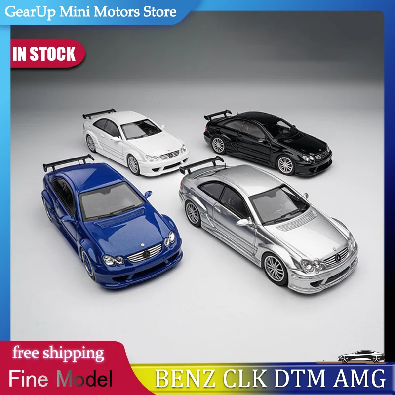 

New In Stock Fine Works 1:64 Mercedes Benz Clk Dtm Amg Alloy Miniature Diecast Model Benz Clk Dtm Car Model Toys Kids Gift