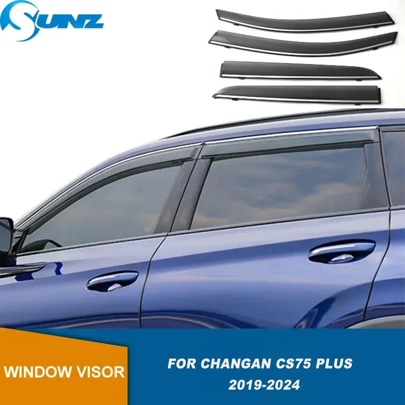 

Window Visor For Changan CS75 Plus 2019 2020 2021 2022 2023 2024 Door Vent Visor Side Window Guard Deflector Wind Deflector