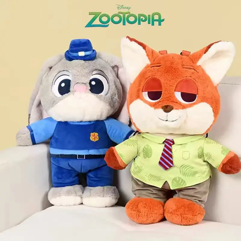 ديزني زوتوبيا دمية حقيبة كروسبودي لطيف الكرتون جودي نيك سعة كبيرة أفخم على ظهره حقائب ركاب هدايا الموضة عادية