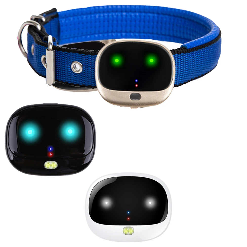 Mini 4G GPS Tracker Pet Waterproof GPS Dog Collars with Anti-lost Locator Support AlarmTwo-way Intelligent Call Low Battery WIFI