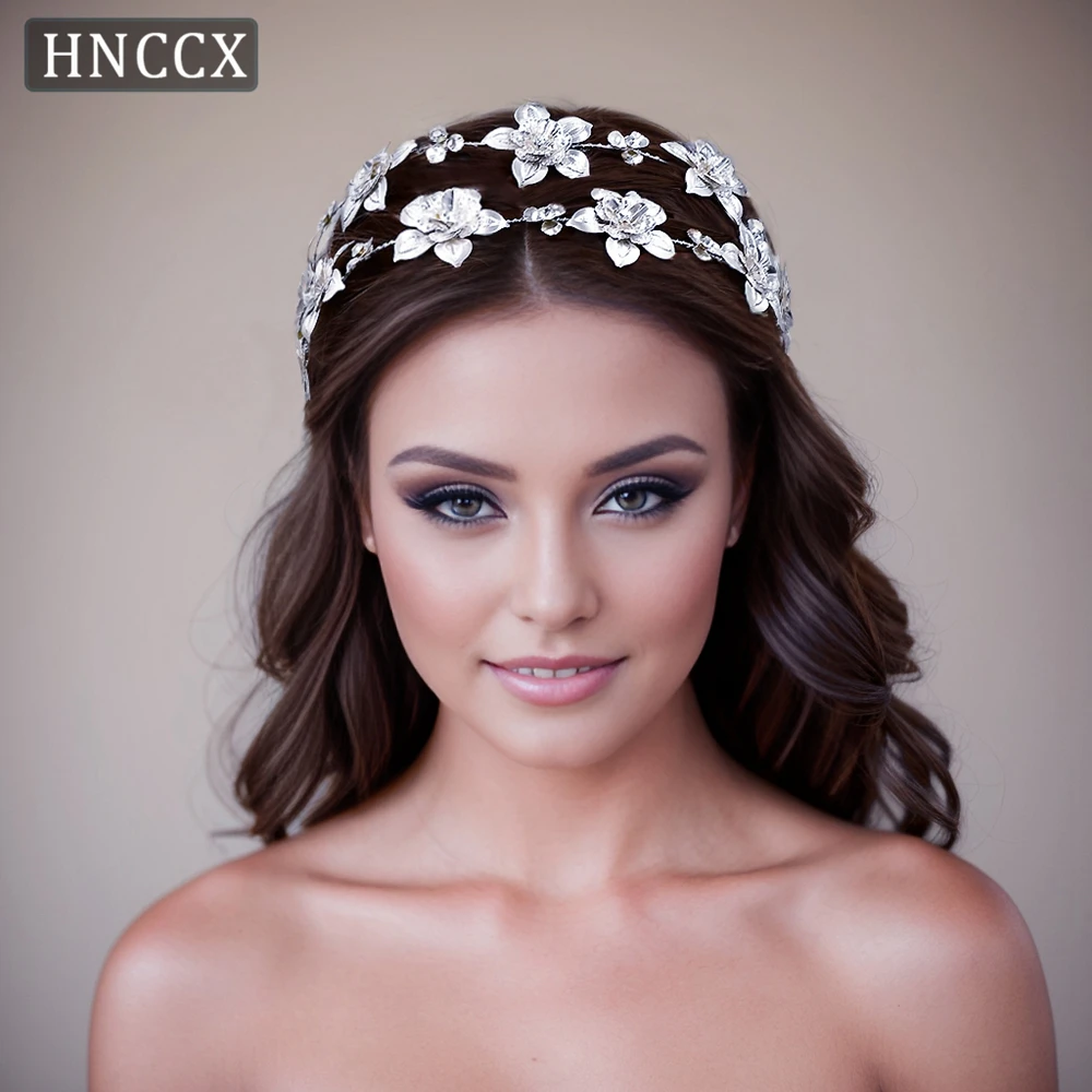 

Alloy Flower Bridal Headband New Design Multilayer Hair Band Rhinestone Woman Wedding Head Decoration Bridesmaid Gift CP569