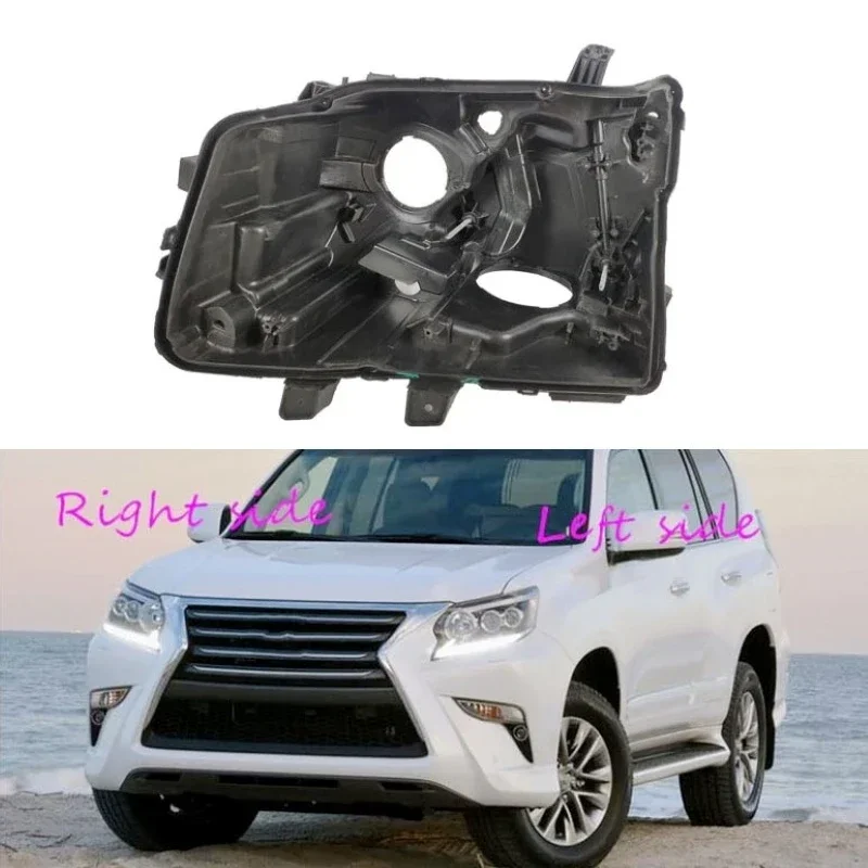 

База фары для Lexus GX400 GX460 2014 2015 2016 2017 2018 2019 Дом фар автомобиля Задняя база Передняя авто Фара Задняя дом