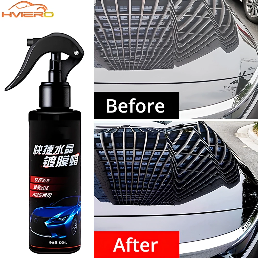 

120ml Ceramic Car Coating Paint Care Polishings Crystal Plating Spray Sealant Nano Hydrophobics Quick Coat Liquid Gloss tools