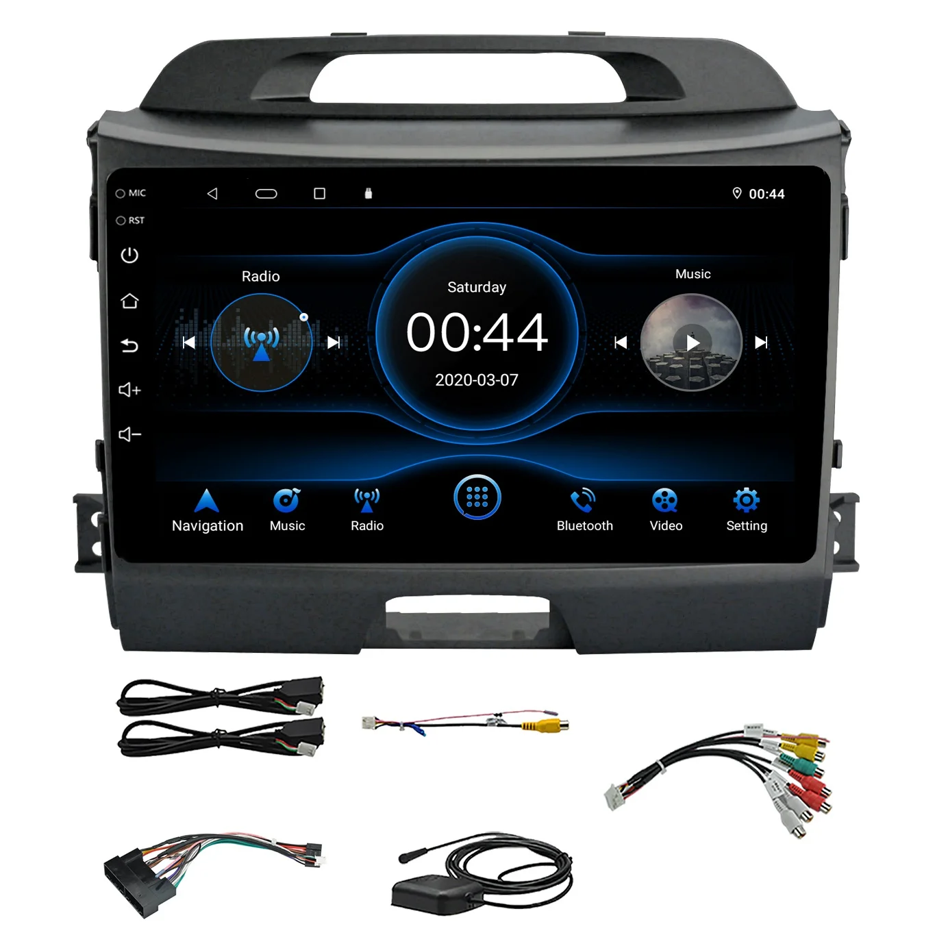 

2Din Android 10.1 Car Radio Multimedia Player Gps Navigatio with DSP 2G+16G for Kia Sportage