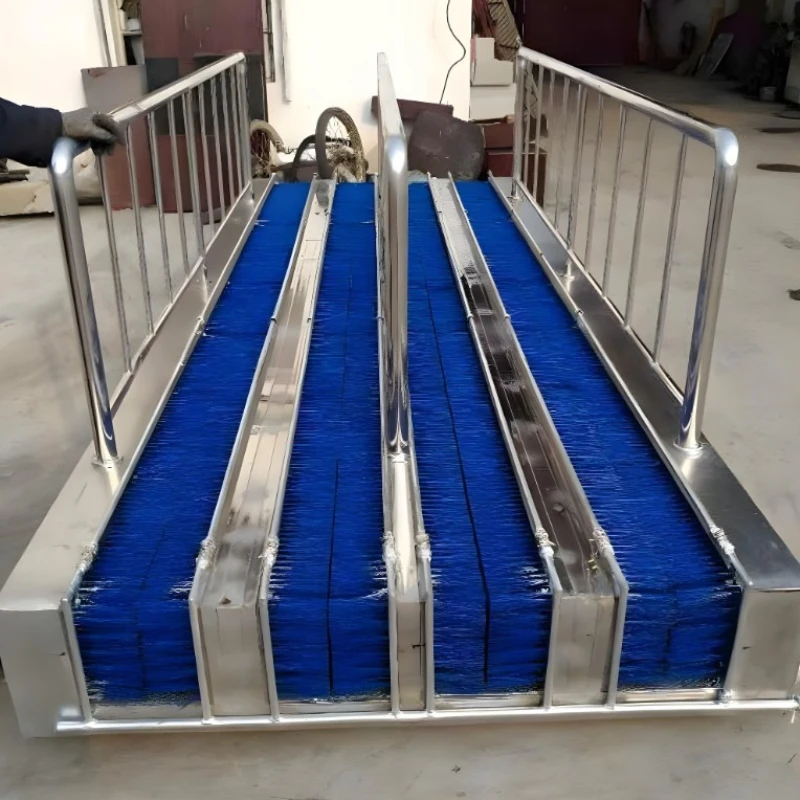 Automatic induction shoe washing machine, single and double channel unpowered shoe washing machine for underground
