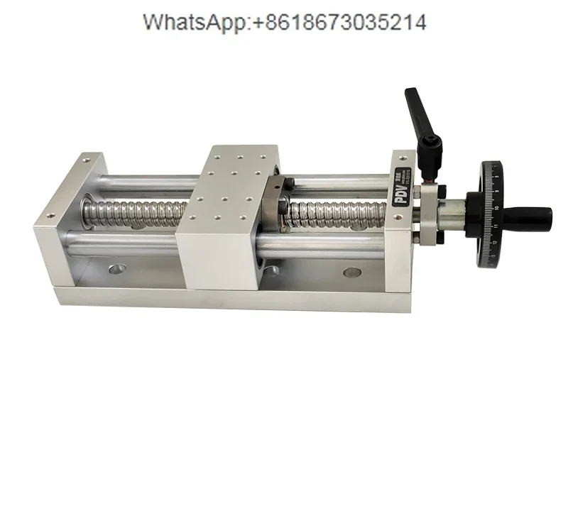 PT-LX100 linear linear module, ball screw linear sliding table displacement table manual translation table