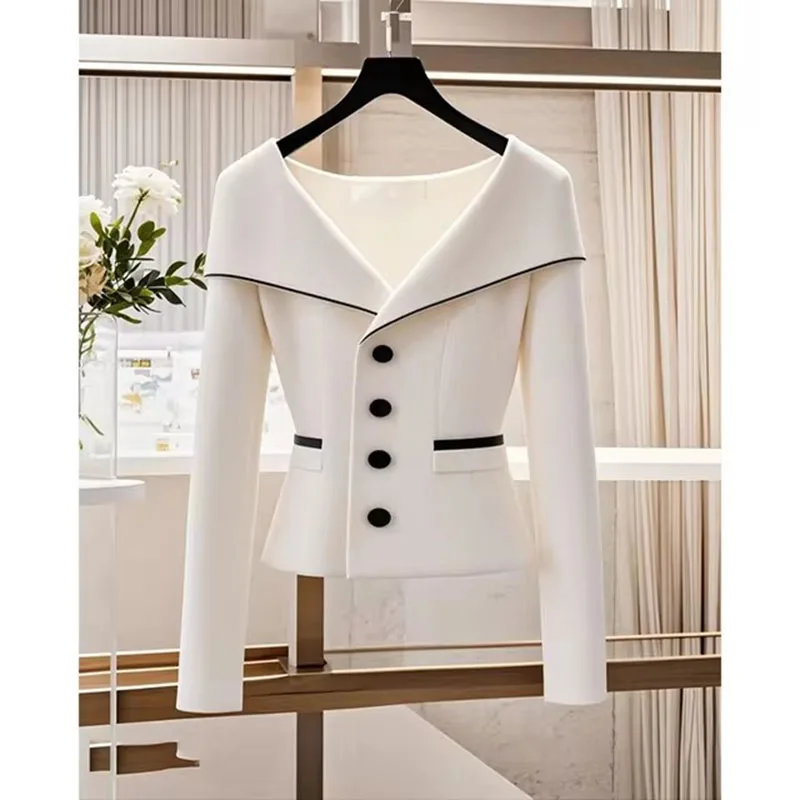 Women's Jackets 2025 Spring Autumn Cultivate Oneself Temperament Lady Outerwear Elegant Versatile Leisure Ladies Cardigan Tops