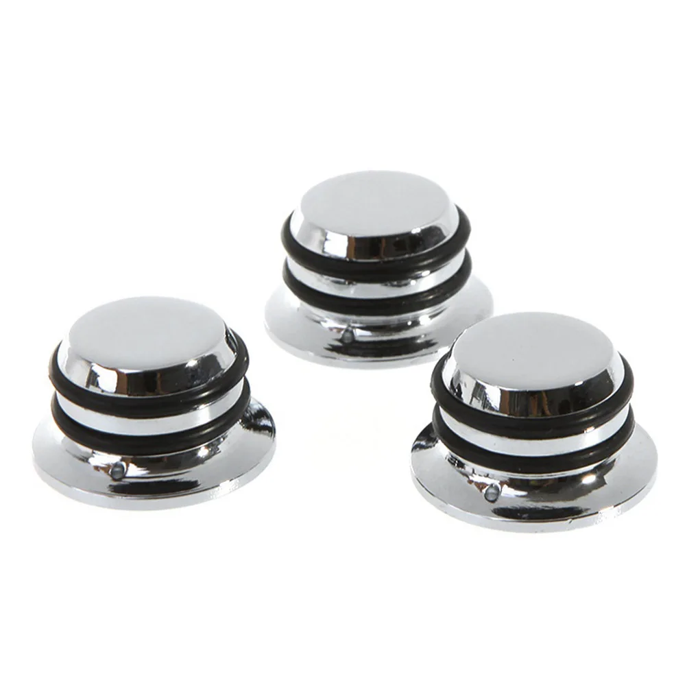 

3pcs Straw Hat Knob Metal Volume Control Button Professional for Bass Guitar Replacement Durable Lightweight Easy to Use