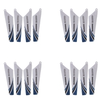 Syma 16Pcs Spare Blades For Helicopter Rotor Rc S107, Blue