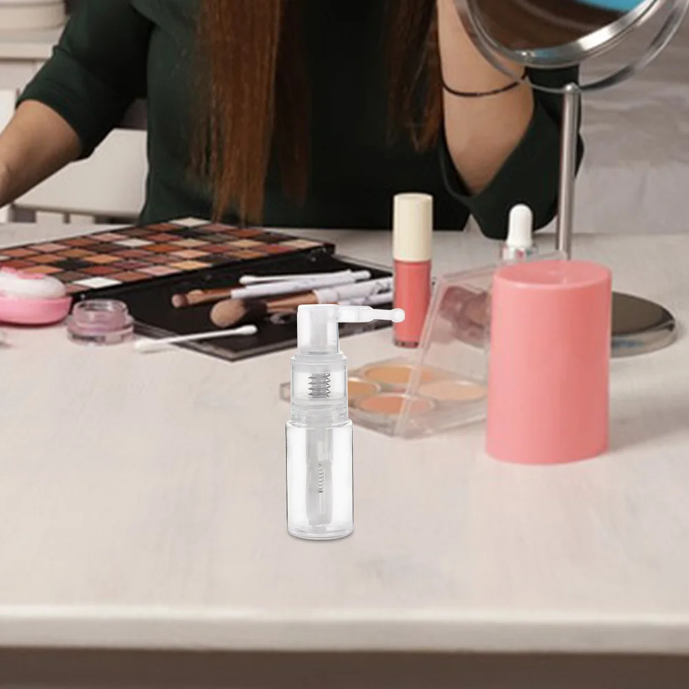 ขวดสเปรย์ผงแบบหัวฉีดยาวแบบรีฟิลได้ เครื่องพ่นผงแห้งแบบพกพา ดีไซน์กะทัดรัดสำหรับอุปกรณ์เสริมร้านตัดผม