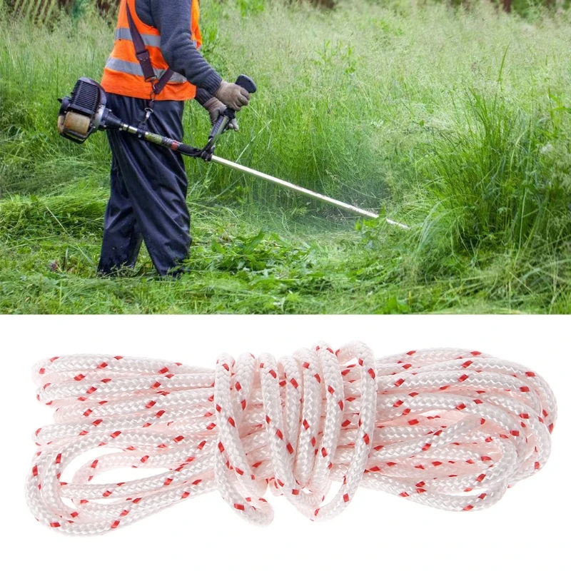 A2UD 3 Meters x 3.5mm Pull Starter Cord Rope For Strimmer Chainsaw Lawnmower Engine
