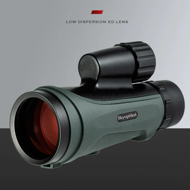 12x50 ED Monocular Telescope Extra-Low Dispersion Fogproof Long Range BAK4 Monocle Hunting Hiking