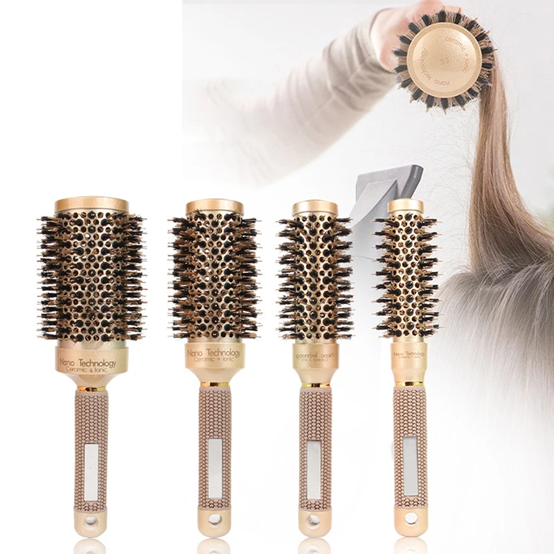 

Hairdressing Brushes Salon Curling Roll Comb Set Hair Dryer Brush For Womens Curling Roll Comb Hair Supplies Barbershop Tool