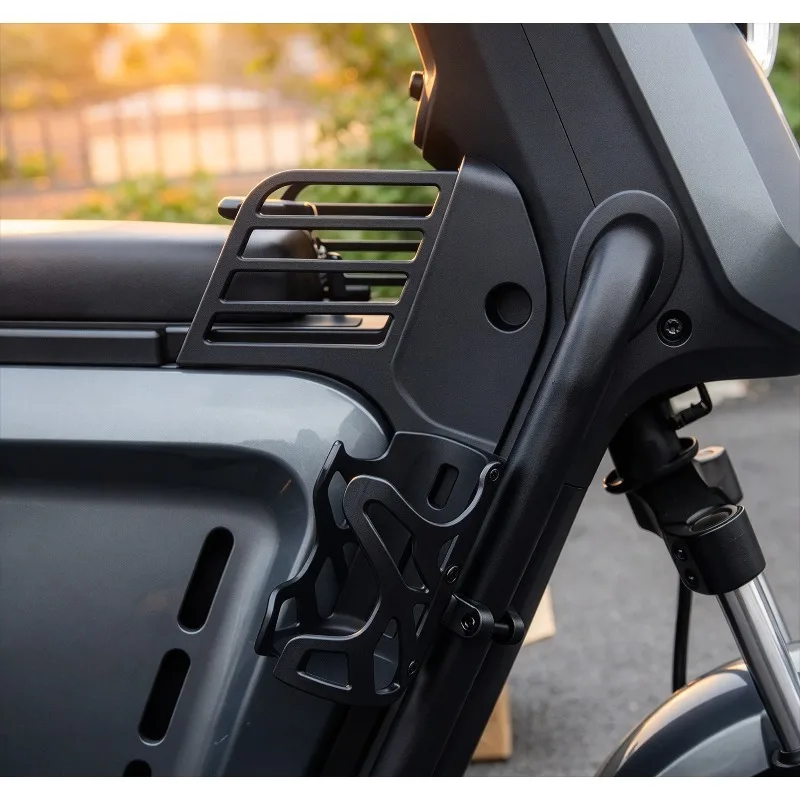 Motorcycle bumper mounted water bottle holder, specially fit for U+B / U1C / UQI+  scooters.