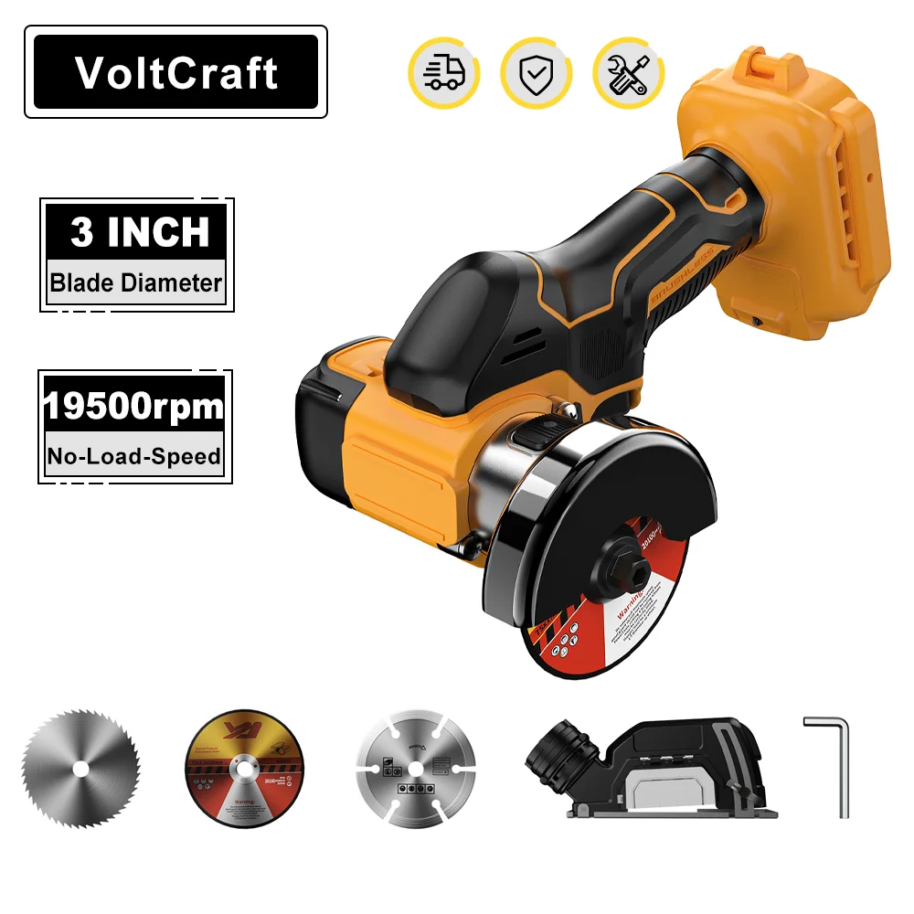 

3 Inch Mini Electric Angle Grinder Household Handheld Cutting Machine Polishing Electric Circular Saw Machine For Dewalt Battery